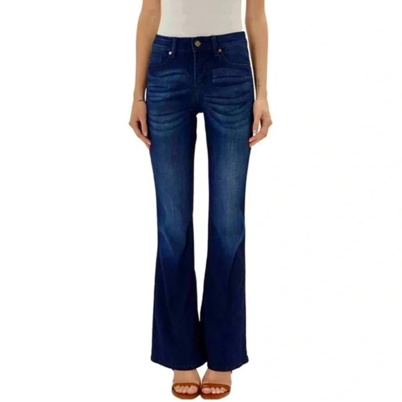 KanCan Flare Leg High Rise Jeans 11/29 NWT - Picture 2 of 14